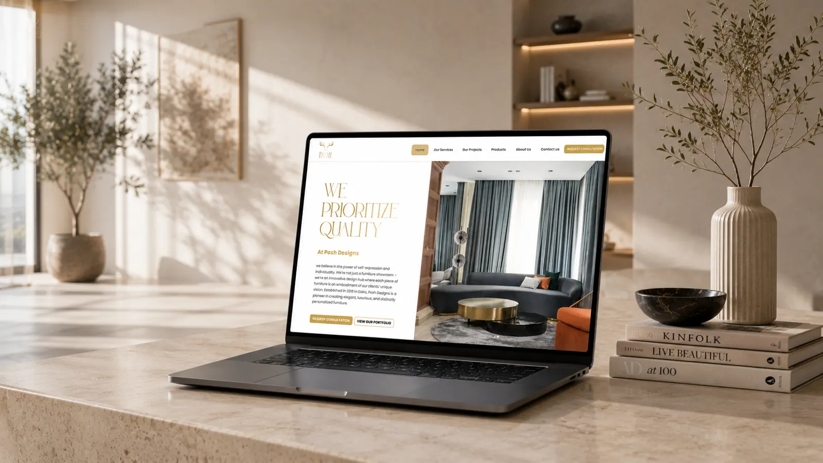 Posh Designs website